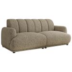 Sofa GERRA - ciemnobeżowy, struktura