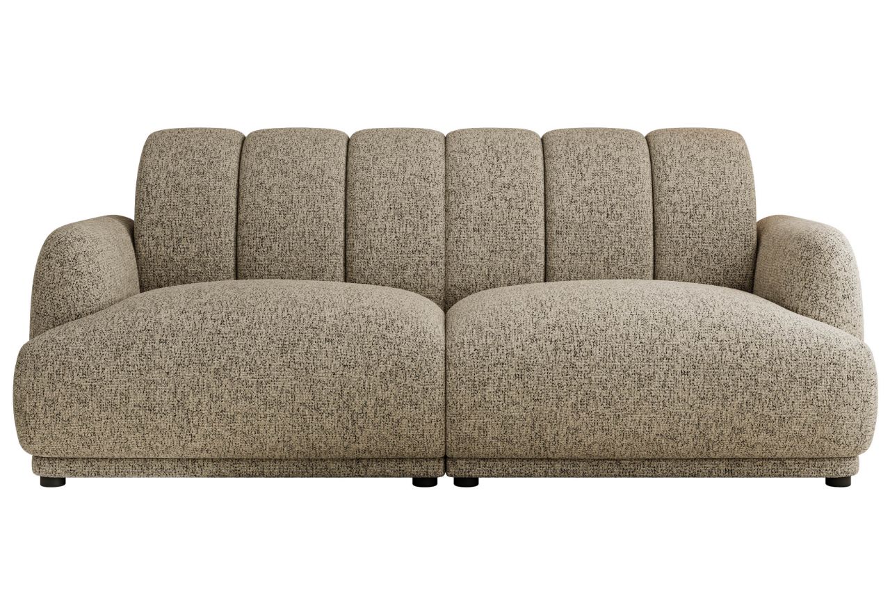 Sofa GERRA - ciemnobeżowy, struktura