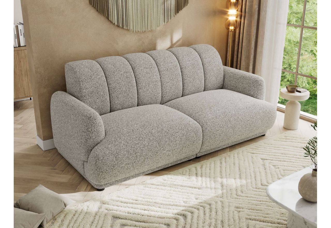 Sofa GERRA - jasnoszary, struktura
