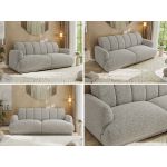 Sofa GERRA - jasnoszary, struktura
