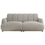Sofa GERRA - jasnoszary, struktura