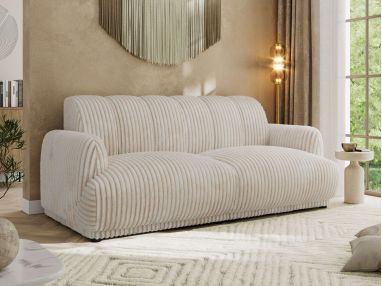Sofa GERRA - beżowy, sztruks