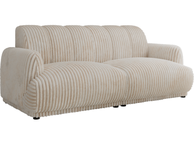 Sofa GERRA - beżowy, sztruks