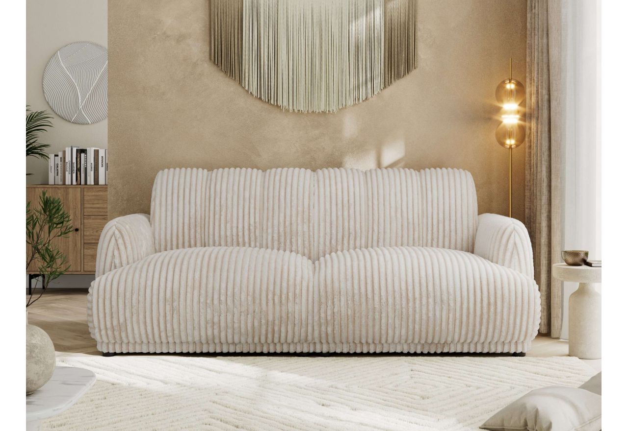 Sofa GERRA - beżowy, sztruks
