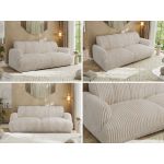 Sofa GERRA - beżowy, sztruks