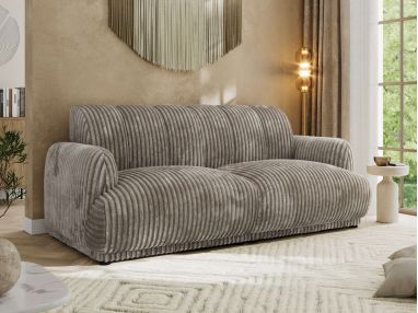 Sofa GERRA - jasnobrązowy, sztruks