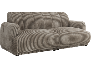 Sofa GERRA - jasnobrązowy, sztruks