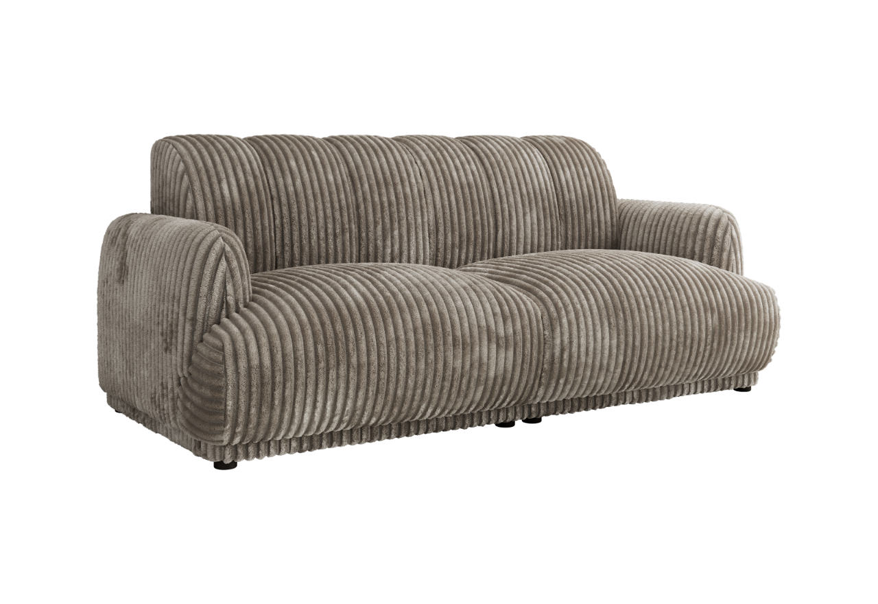 Sofa GERRA - jasnobrązowy, sztruks