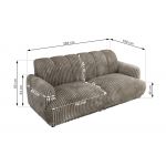 Sofa GERRA - jasnobrązowy, sztruks