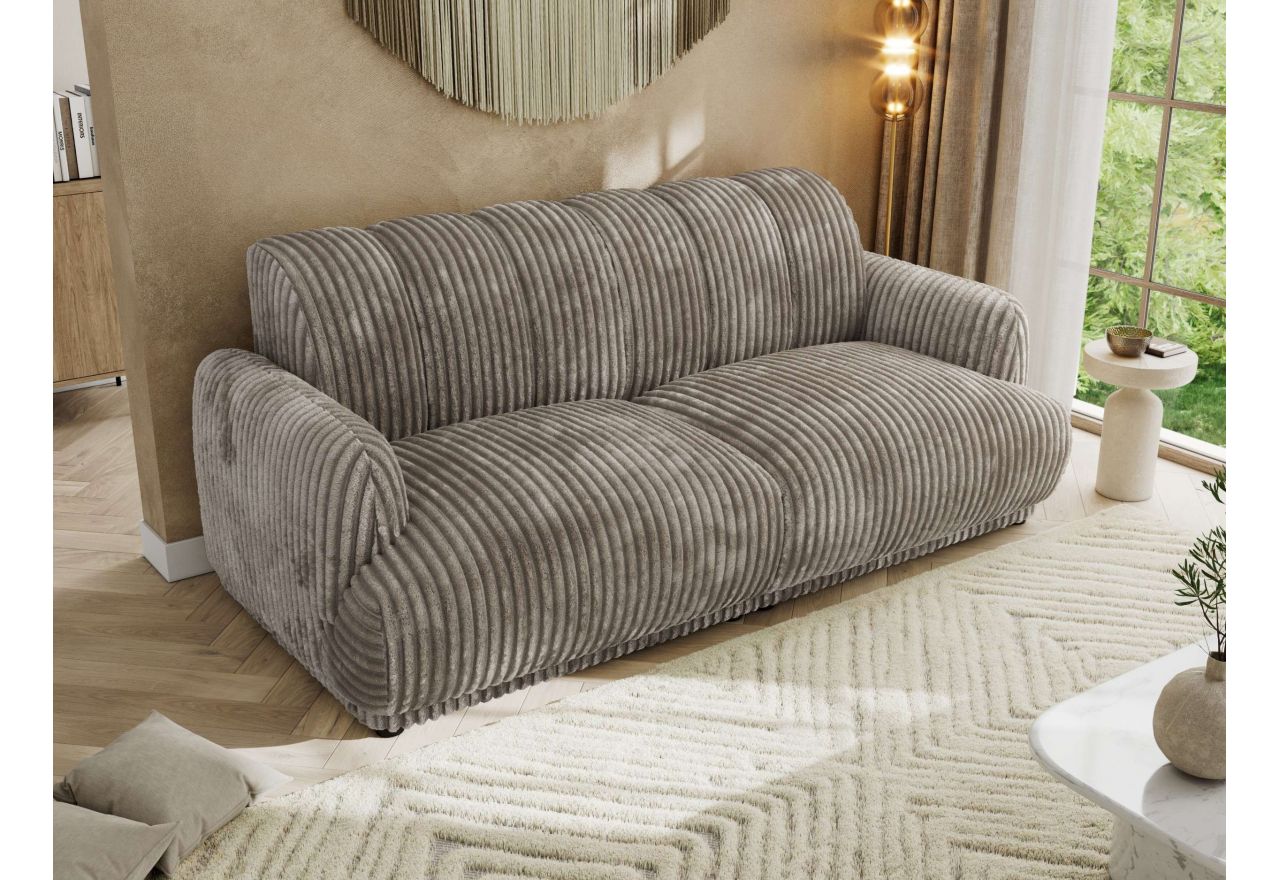 Sofa GERRA - jasnobrązowy, sztruks