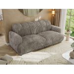 Sofa GERRA - jasnobrązowy, sztruks