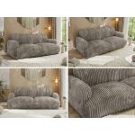 Sofa GERRA - jasnobrązowy, sztruks