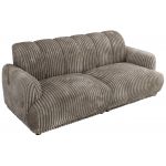 Sofa GERRA - jasnobrązowy, sztruks