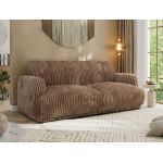 Sofa GERRA - brązowy, sztruks