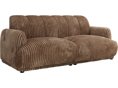 Sofa GERRA - brązowy, sztruks