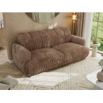 Sofa GERRA - brązowy, sztruks