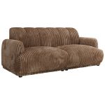 Sofa GERRA - brązowy, sztruks