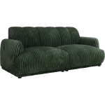 Sofa GERRA - ciemnozielony, sztruks
