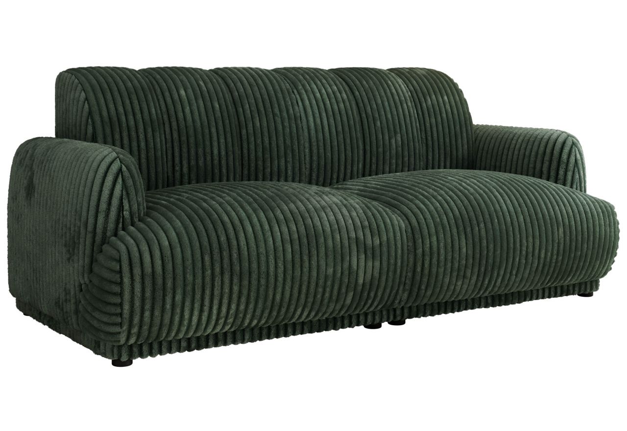 Sofa GERRA - ciemnozielony, sztruks