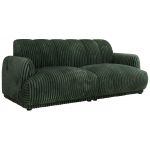 Sofa GERRA - ciemnozielony, sztruks