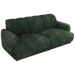 Sofa GERRA - ciemnozielony, sztruks