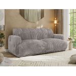 Sofa GERRA - jasnoszary, sztruks