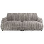 Sofa GERRA - jasnoszary, sztruks