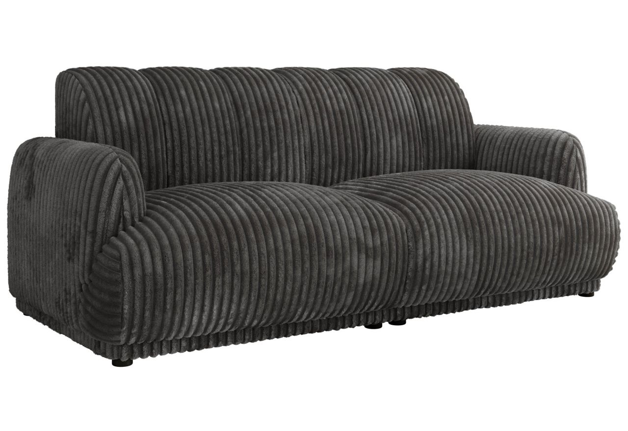 Sofa GERRA - szary, sztruks