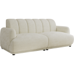 Sofa GERRA - kremowy, szenil gładki