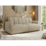 Sofa GERRA - beżowy, szenil gładki