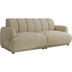 Sofa GERRA - beżowy, szenil gładki