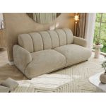 Sofa GERRA - beżowy, szenil gładki