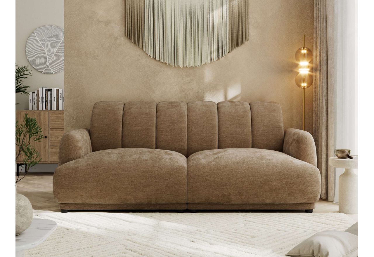 Sofa GERRA - brązowy, szenil gładki