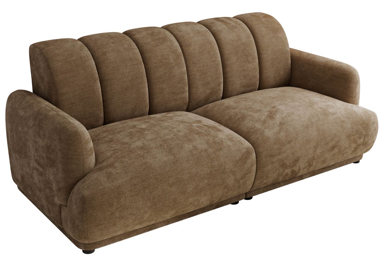 Sofa GERRA - brązowy, szenil gładki