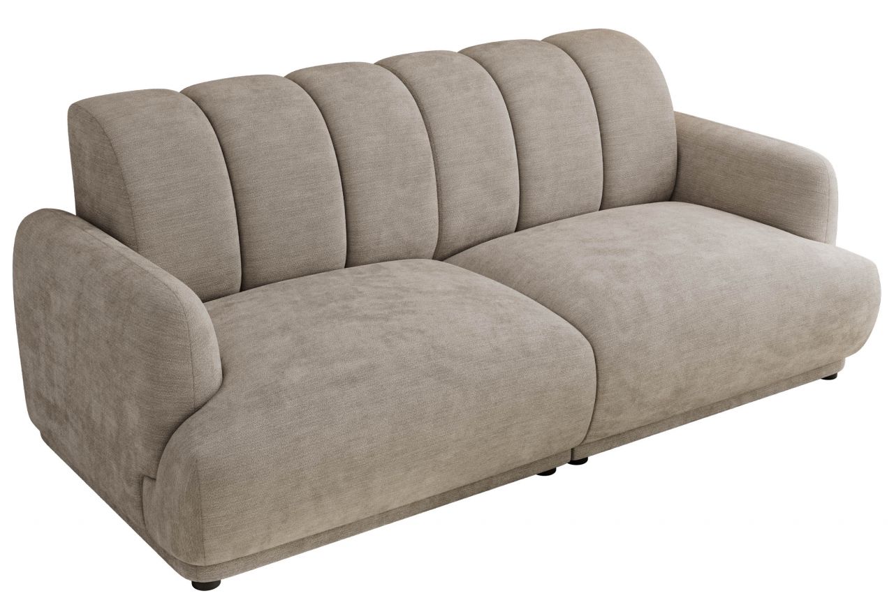 Sofa GERRA - jasnoszary, szenil gładki