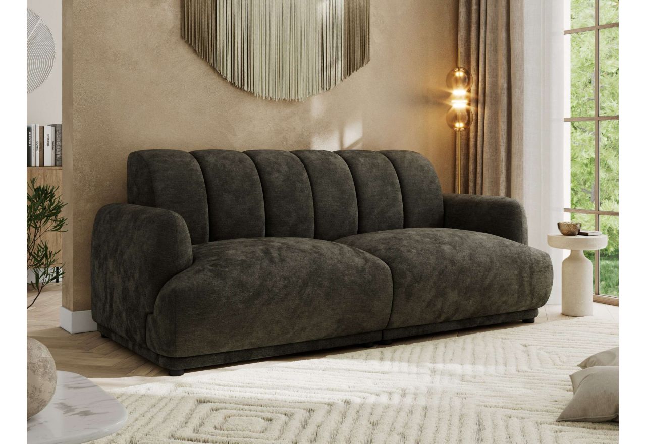 Sofa GERRA - ciemnoszary, szenil gładki