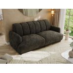 Sofa GERRA - ciemnoszary, szenil gładki