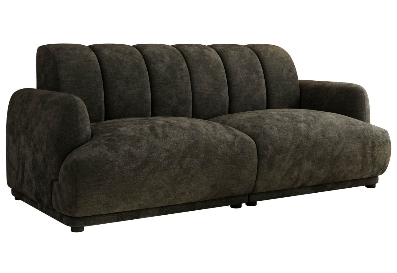 Sofa GERRA - ciemnoszary, szenil gładki