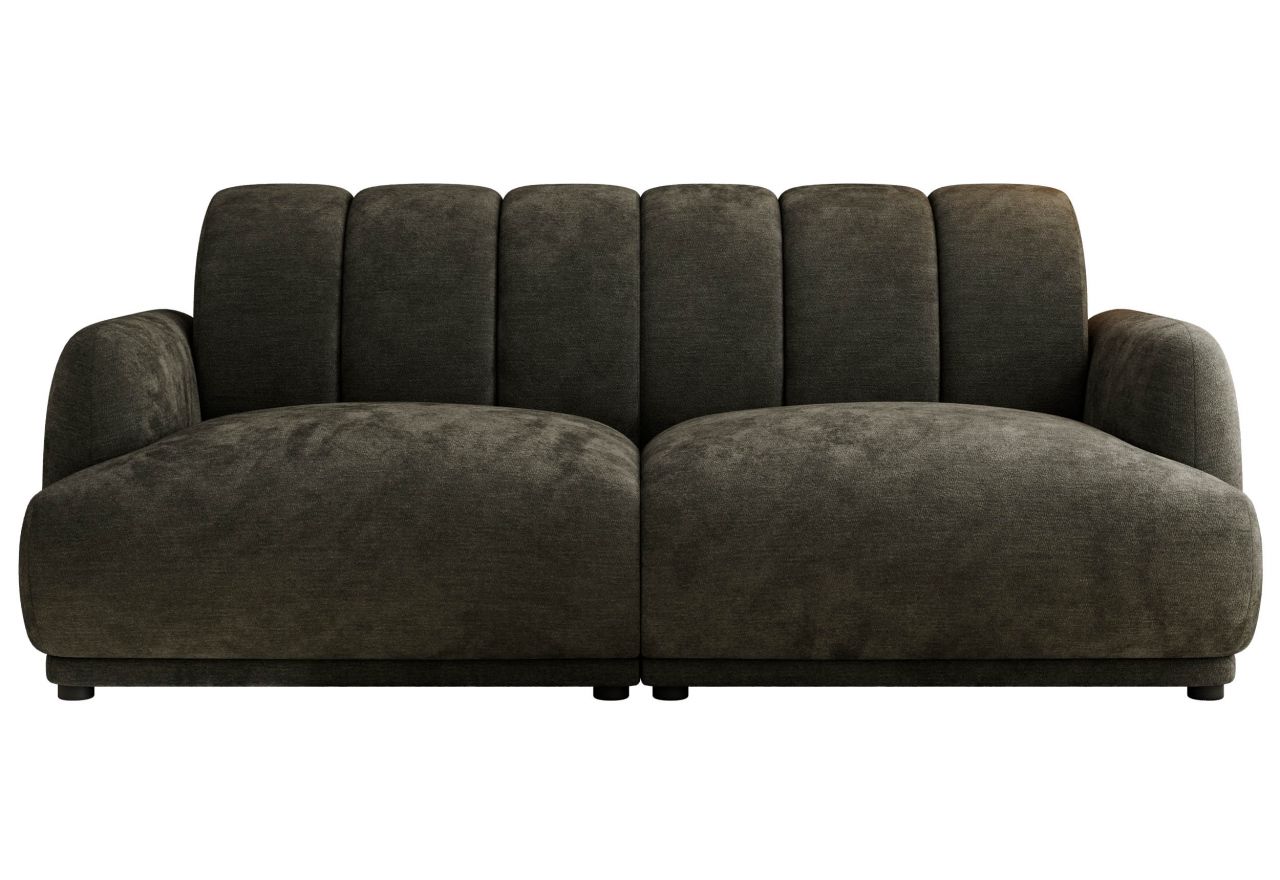 Sofa GERRA - ciemnoszary, szenil gładki