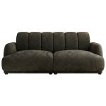 Sofa GERRA - ciemnoszary, szenil gładki