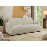 Sofa PUNTA - kremowy, szenil grubo tkany