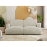 Sofa PUNTA - kremowy, szenil grubo tkany