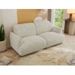 Sofa PUNTA - kremowy, szenil grubo tkany