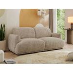 Sofa PUNTA - beżowy, szenil grubo tkany