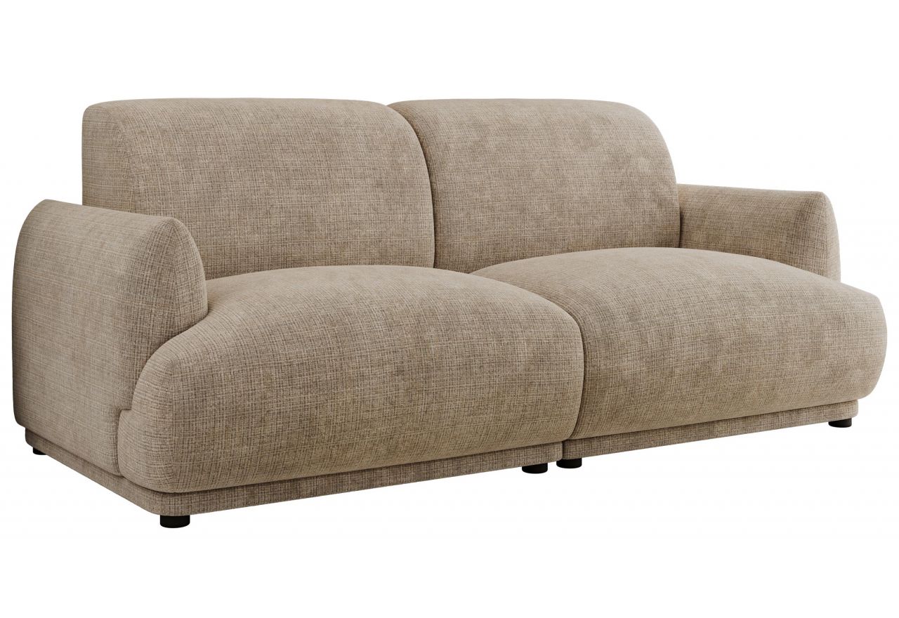 Sofa PUNTA - beżowy, szenil grubo tkany