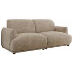 Sofa PUNTA - beżowy, szenil grubo tkany