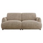 Sofa PUNTA - beżowy, szenil grubo tkany