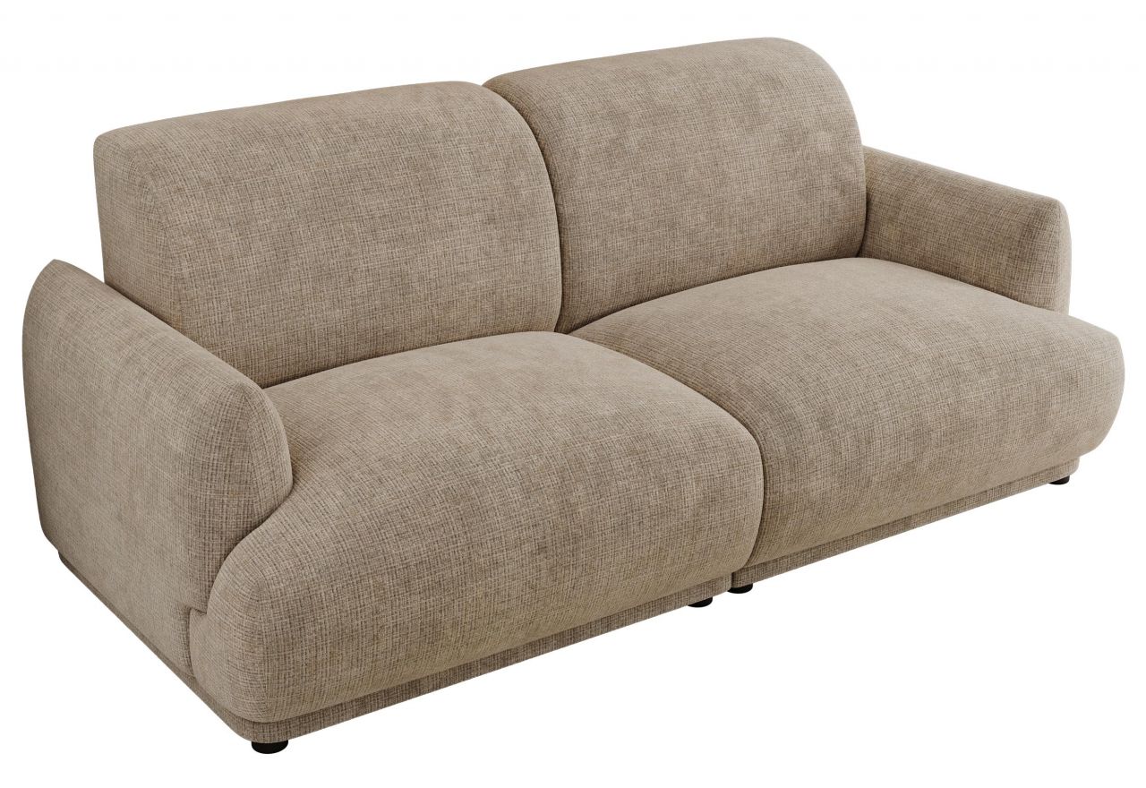 Sofa PUNTA - beżowy, szenil grubo tkany