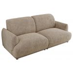 Sofa PUNTA - beżowy, szenil grubo tkany