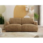 Sofa PUNTA - jasnobrązowy, szenil grubo tkany